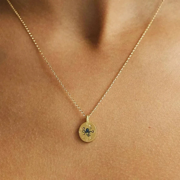 Geometric Snake Spider Octopus Necklace